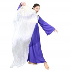Danzcue Semi-transparent Silk Dance Fan [WSA613]
