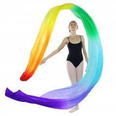 Danzcue Silk Rainbow Color Flower Streamer [WSA617]