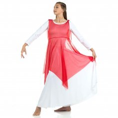 Danzcue Crepe Praise Dance Overdress (leotard not included)