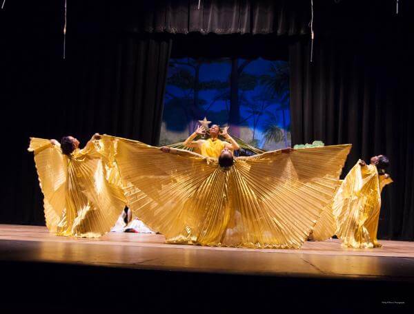 A Guyanese Dance Group Performed Praise Dance using AQY Angel Wings