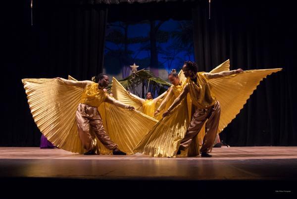 A Guyanese Dance Group Performed Praise Dance using AQY Angel Wings