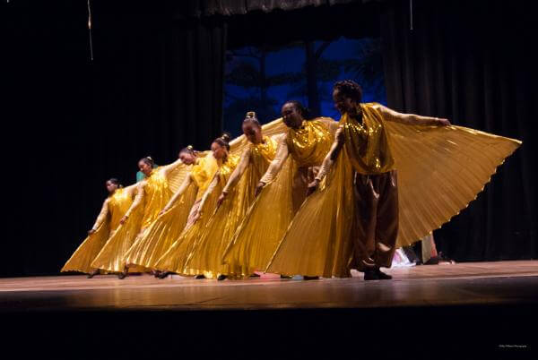 A Guyanese Dance Group Performed Praise Dance with AQY Angel Wings