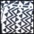 New Tribal Print Urban Empire Reversible Elastic Back Bra Top