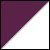 Maroon/White Getz Baton Handle 2 Color Plastic Mix Poms