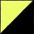 Yellow/Black O to S Amazing Sports Yoga Shorts in Neon