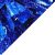 Metallic Blue Danzcue 2PCS 6 Inch Metallic Cheerleading Pom Poms with Baton Handle