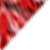 Metallic Red Silver Danzcue 2PCS 6 Inch Metallic Cheerleading Pom Poms with Baton Handle