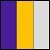 Deep Purple-Gold-Silver Metallic Flag with Rod