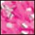 Neon Pink/Silver Getz Flash Plastic with Metallic Poms