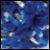 Royal Blue/Silver Getz Adult Flash Plastic with Metallic Poms