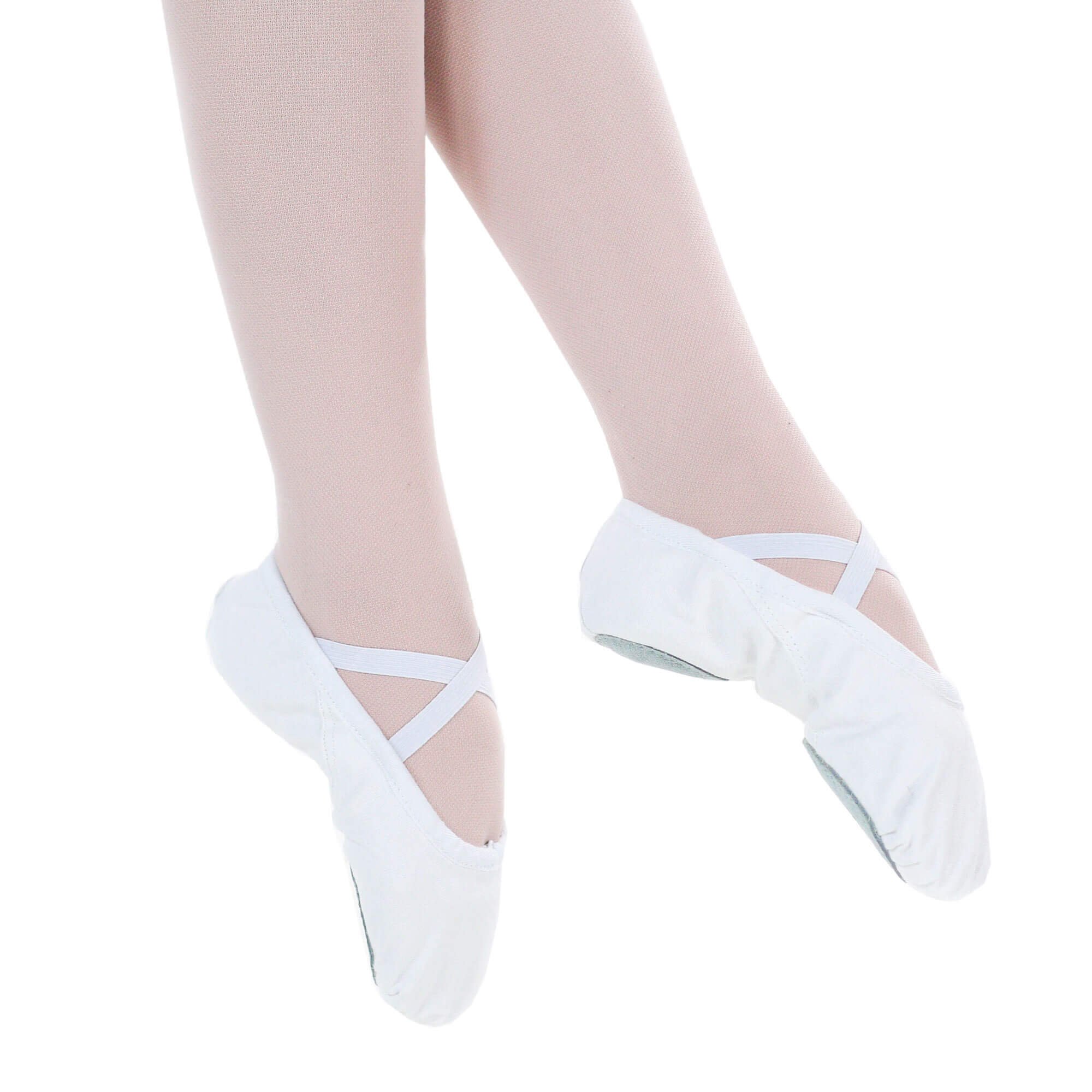 Baiwu Women's Canvas Split Sole Dance Slipper - Click Image to Close