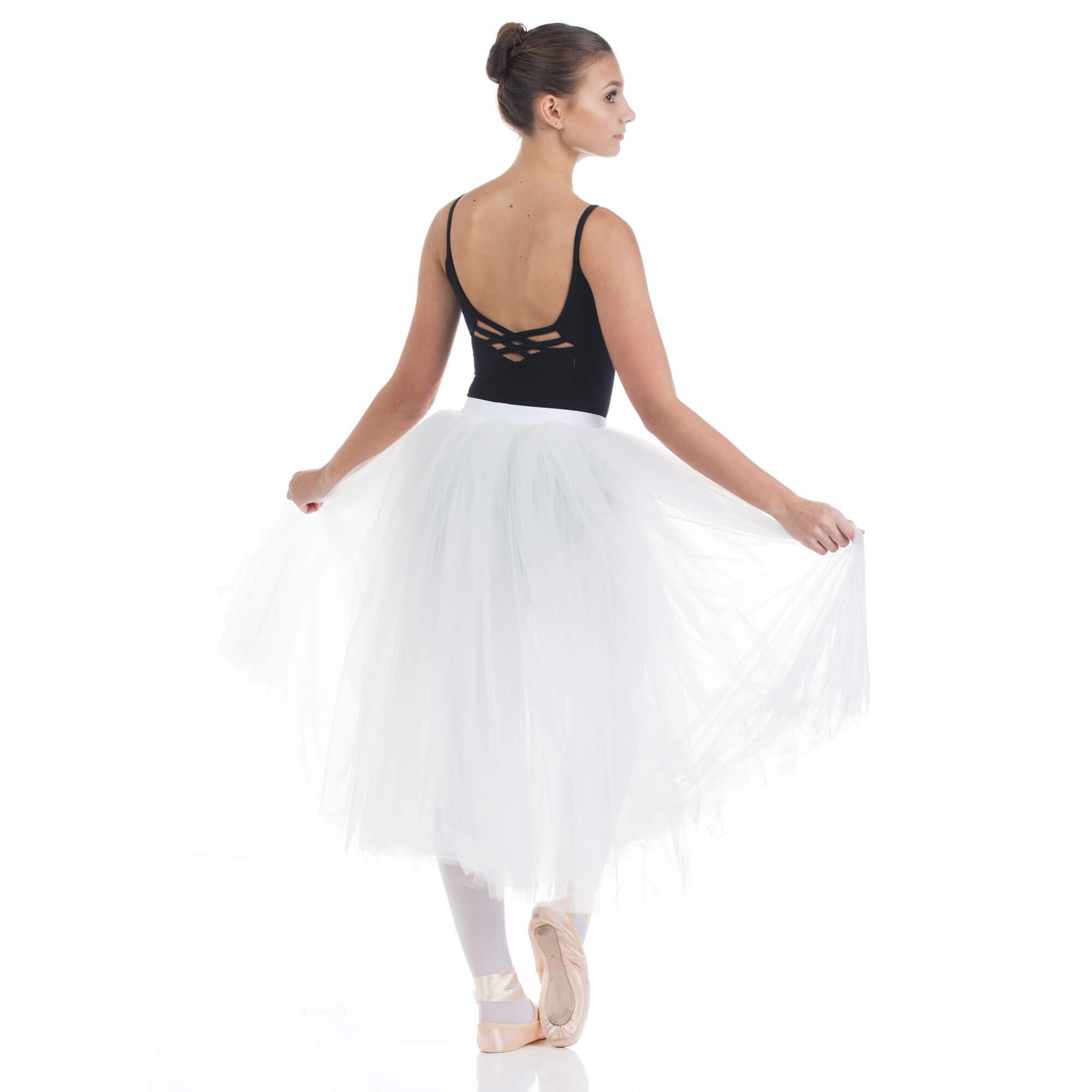 Baiwu Women's Ballet Long Performance Tutu Skirt - Click Image to Close