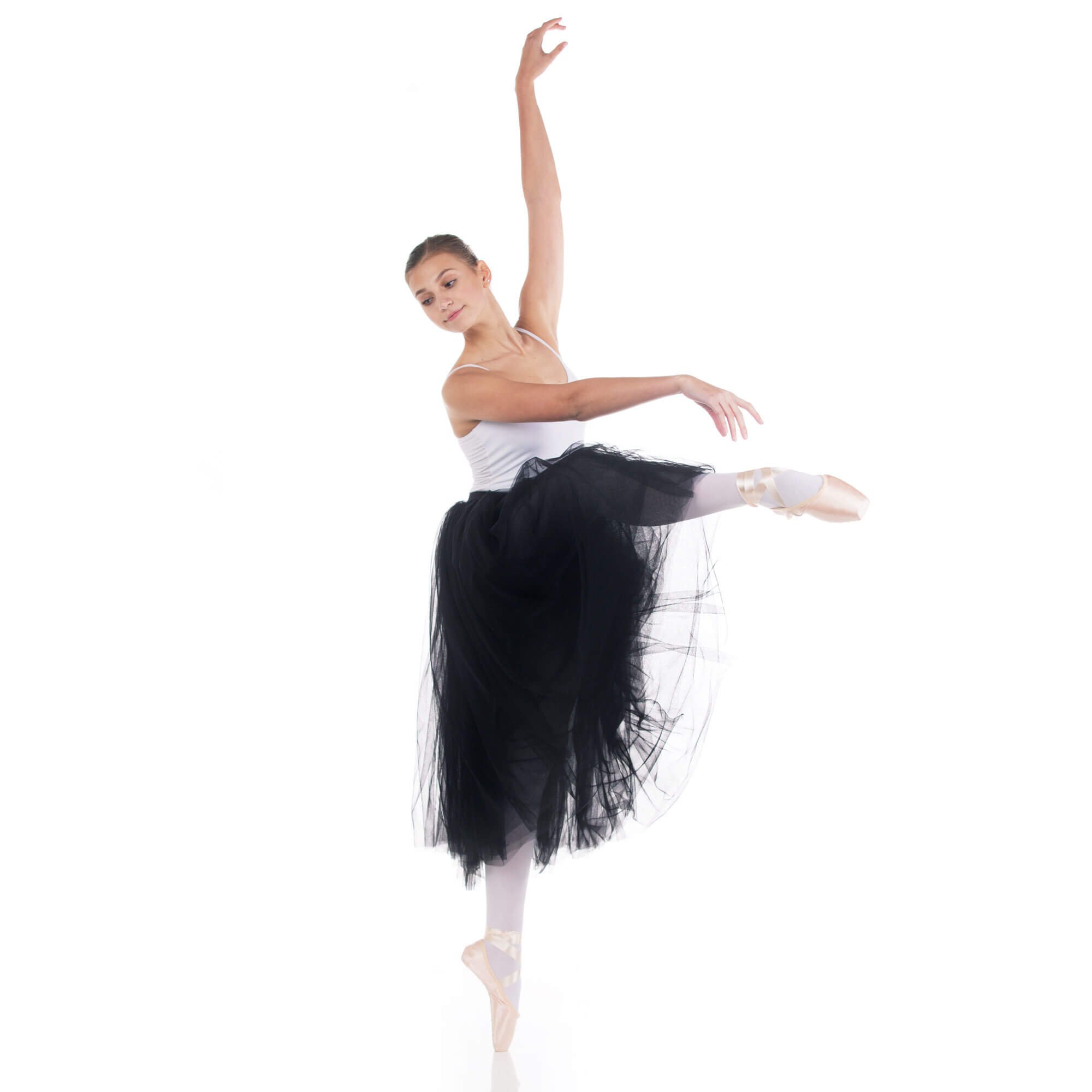 Baiwu Women's Ballet Long Performance Tutu Skirt - Click Image to Close