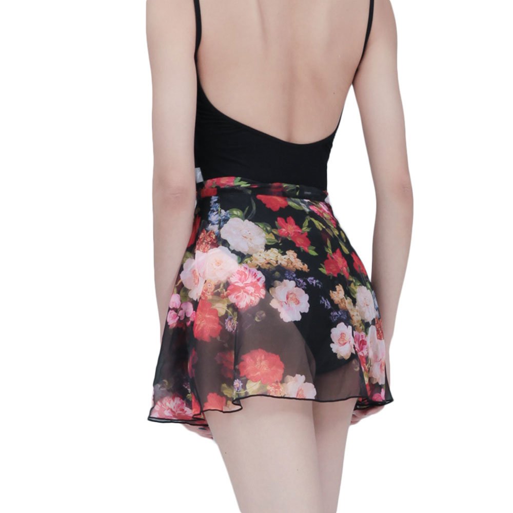 Baiwu Adult Printed Chiffon Wrap Ballet Skirt - Click Image to Close