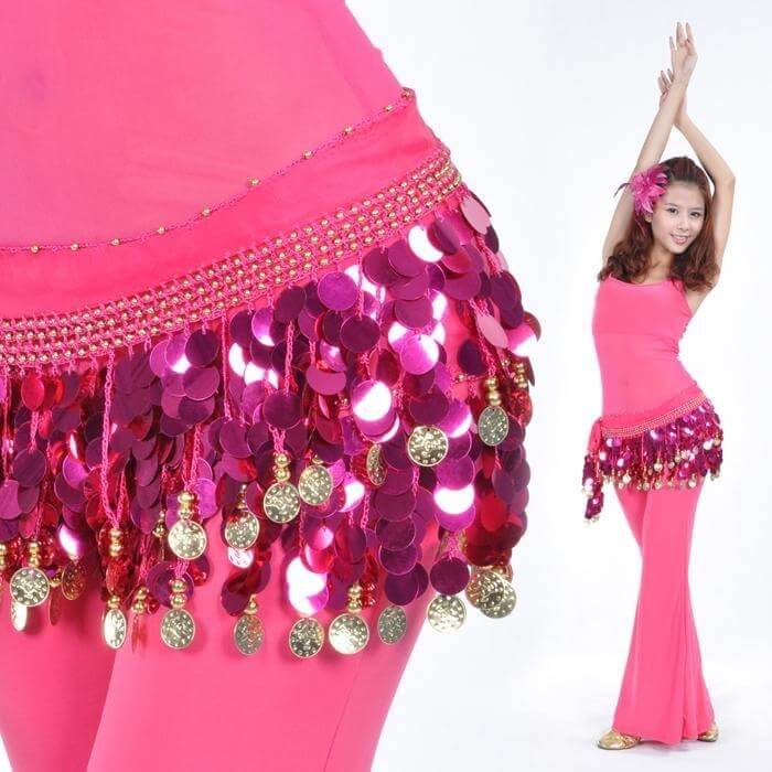 88 Coins Belly Dance Waist Chain - Click Image to Close