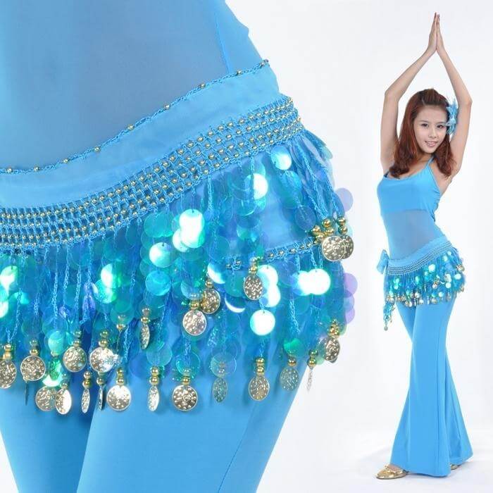 88 Coins Belly Dance Waist Chain - Click Image to Close