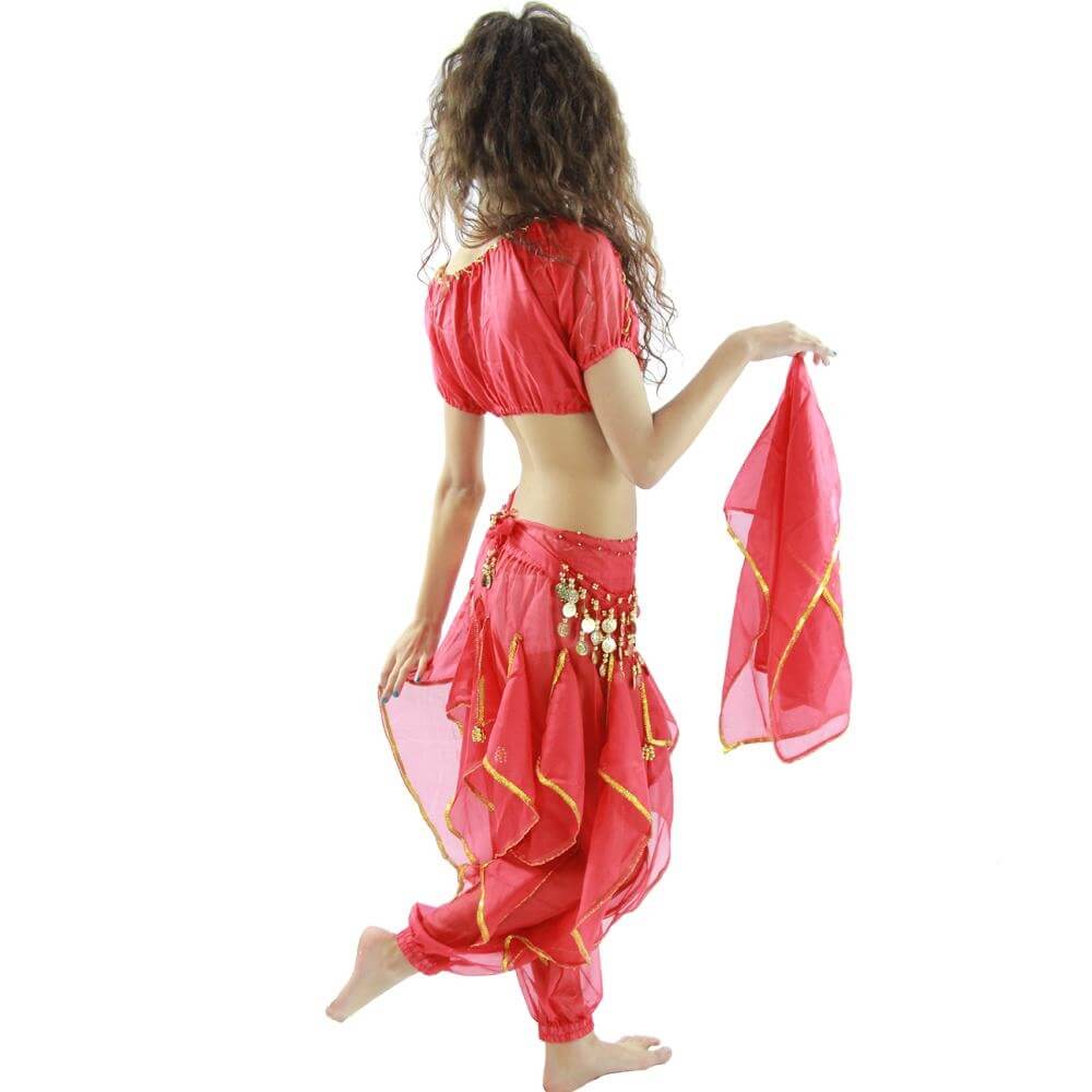 Bollywood Little Lantern 5-Piece Children Belly Dance Costume - Click Image to Close