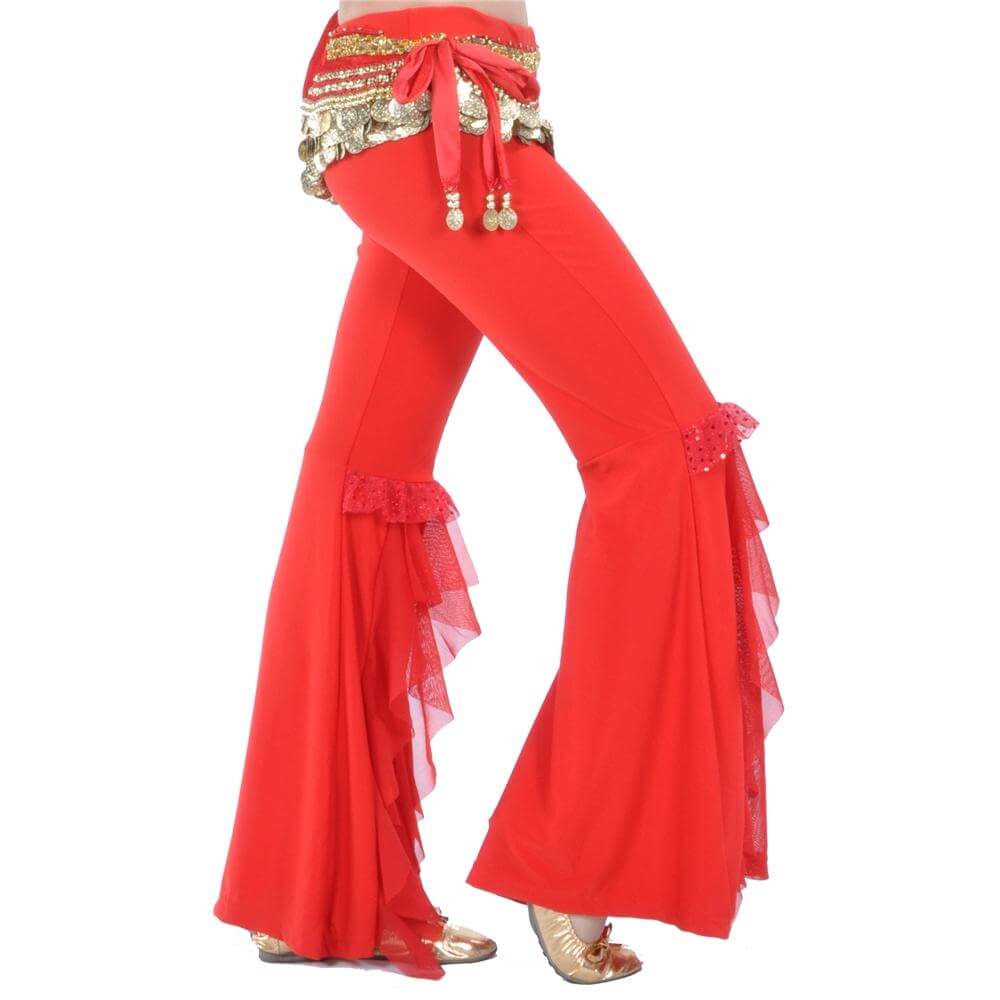 Lotus Leaf Belly Dance Pants - Click Image to Close