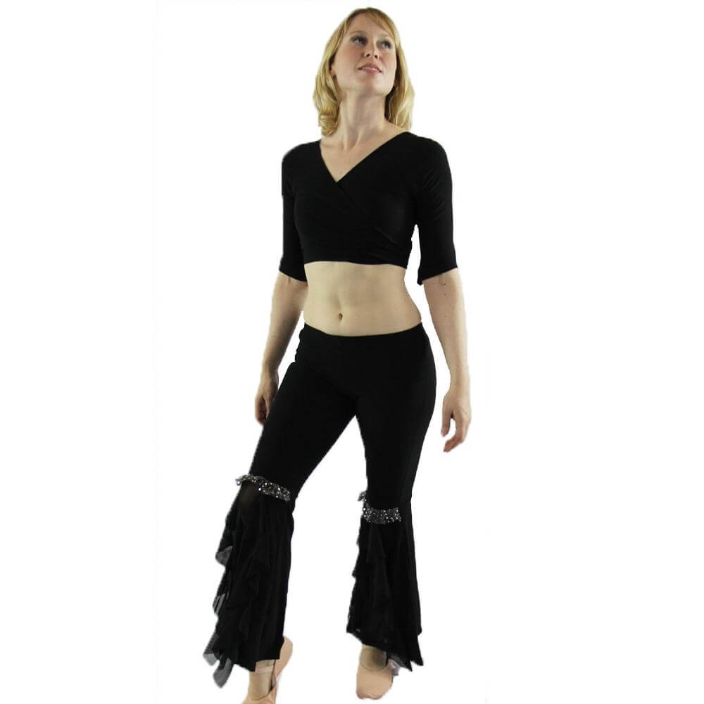 Lotus Leaf Belly Dance Pants - Click Image to Close