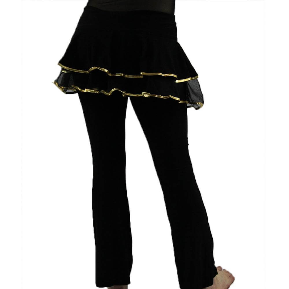 Belly Dance Skirted Pants - Click Image to Close