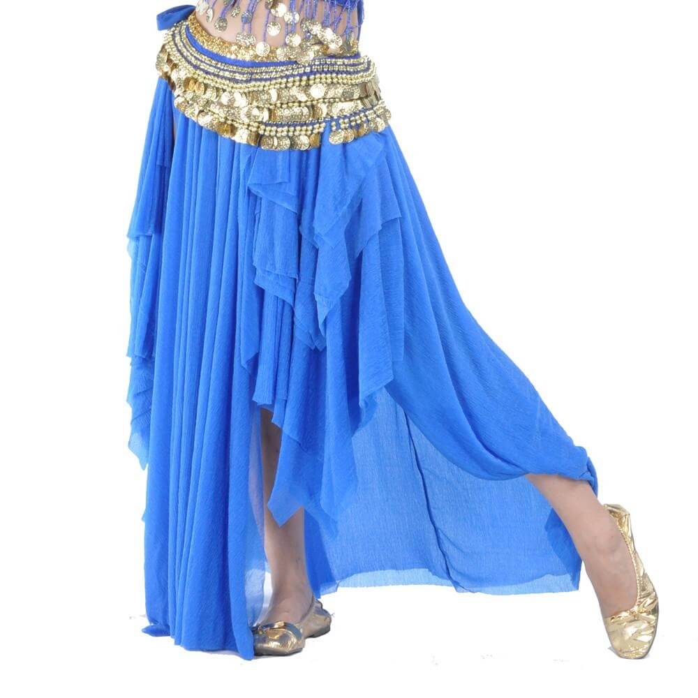 Fashion Glass Silk Belly Dance Ear Skirt - Click Image to Close