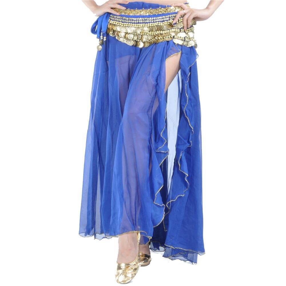 Fashion Front Openings Belly Dance Skirt - Click Image to Close