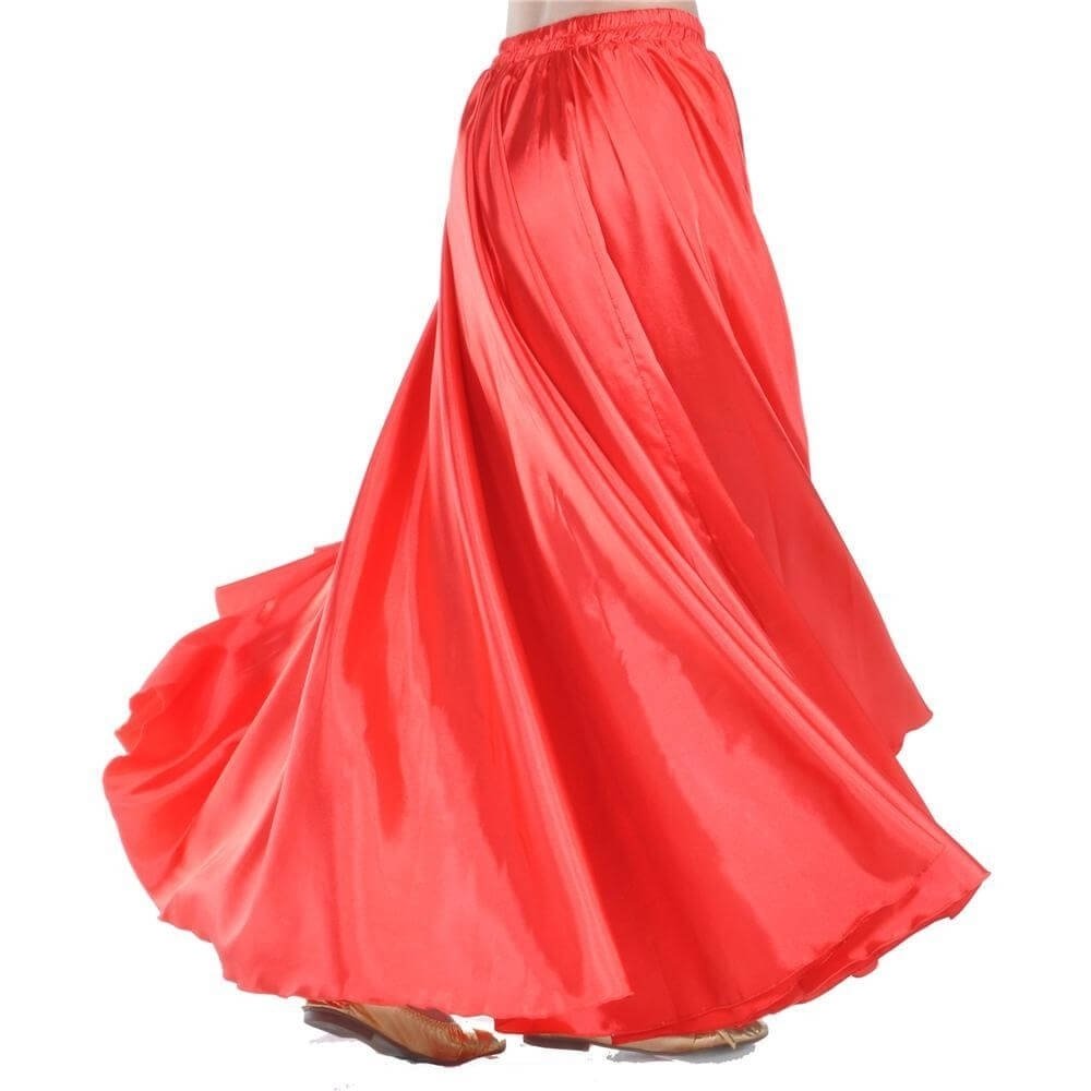 Fashion Satin Skirt Praise Dance Skirt Belly Dance Skirt - Click Image to Close