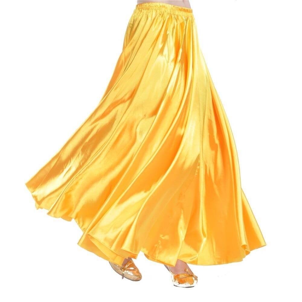 Fashion Satin Skirt Praise Dance Skirt Belly Dance Skirt - Click Image to Close