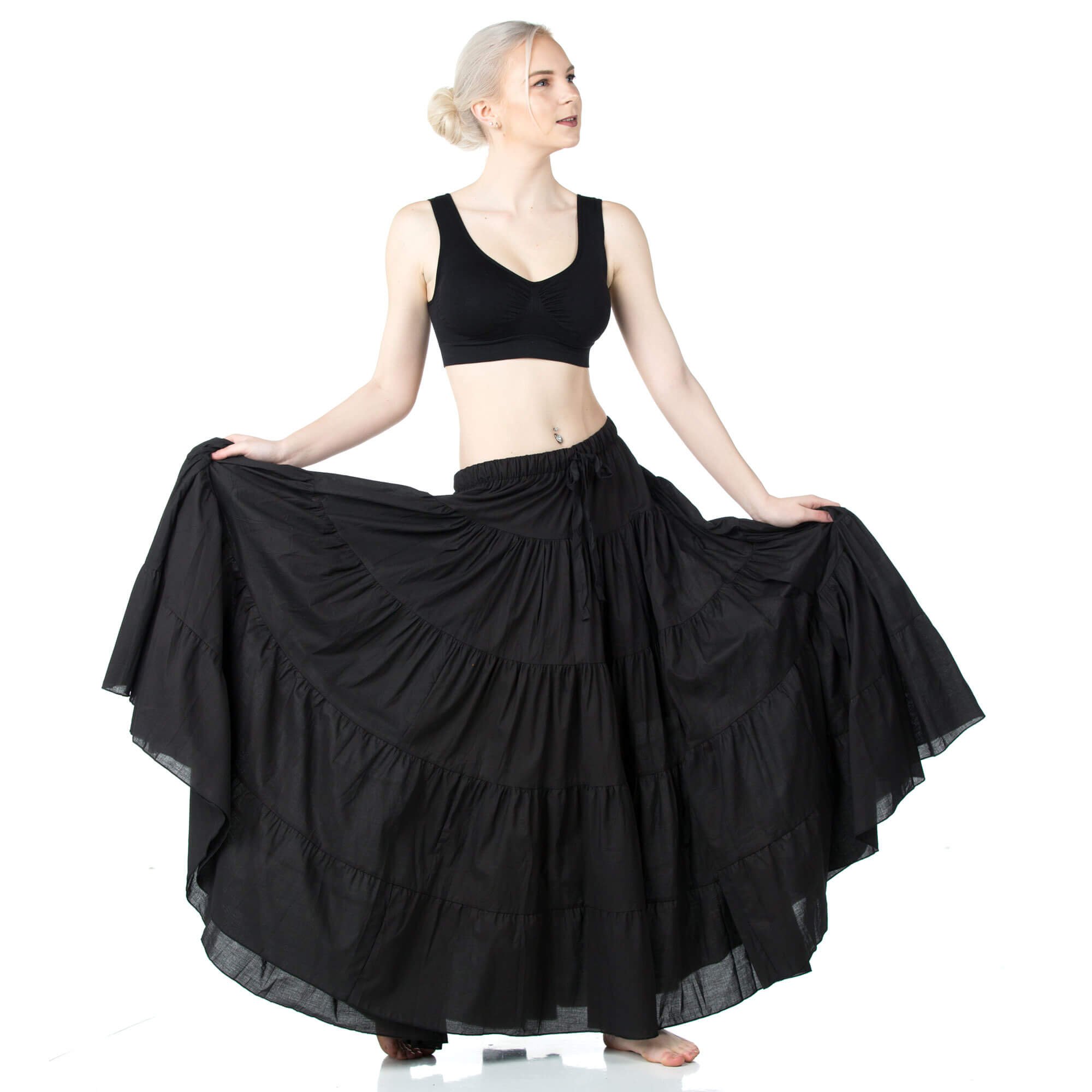 Danzcue Adult Tribal Fusion Dance Skirt - Click Image to Close