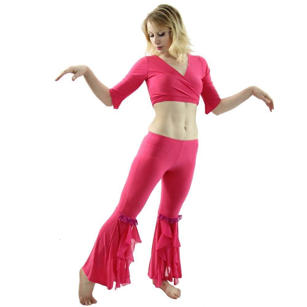 Dynamic 2-Piece Belly Dance Costume(Belt not included) - Click Image to Close