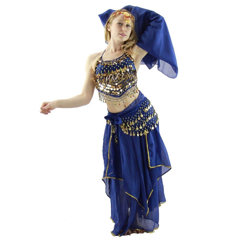 Red Pepper 5-Piece Belly Dance Costume - Click Image to Close