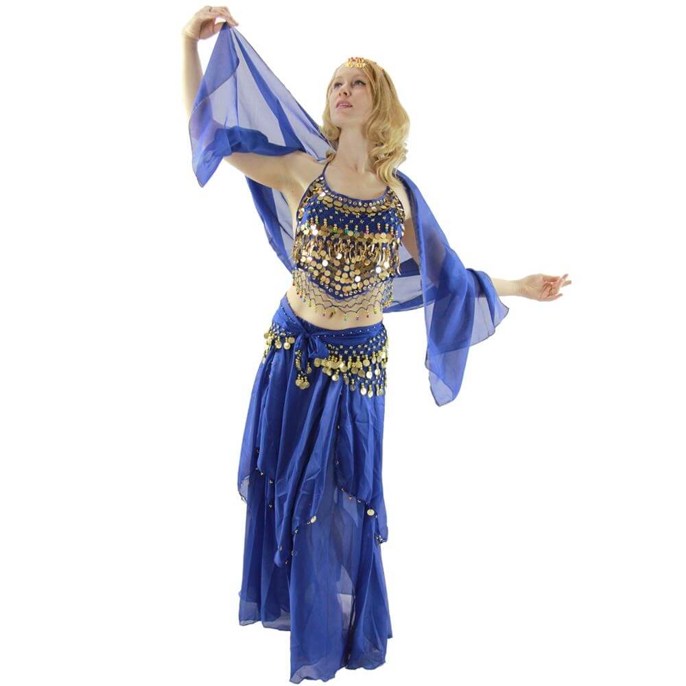 Belly Dance Costume 5-Piece Set - Click Image to Close