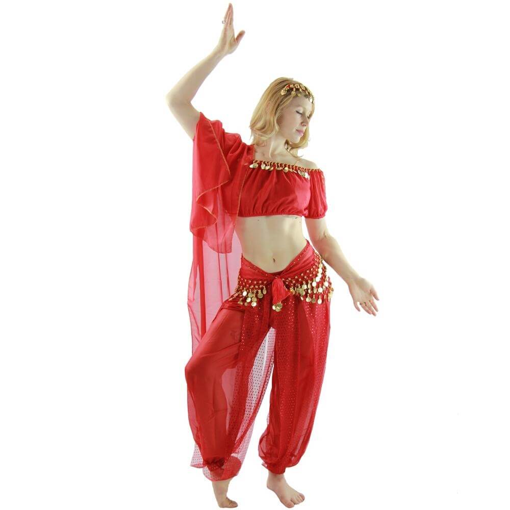 Bloomer 5-Piece Belly Dance Costume - Click Image to Close