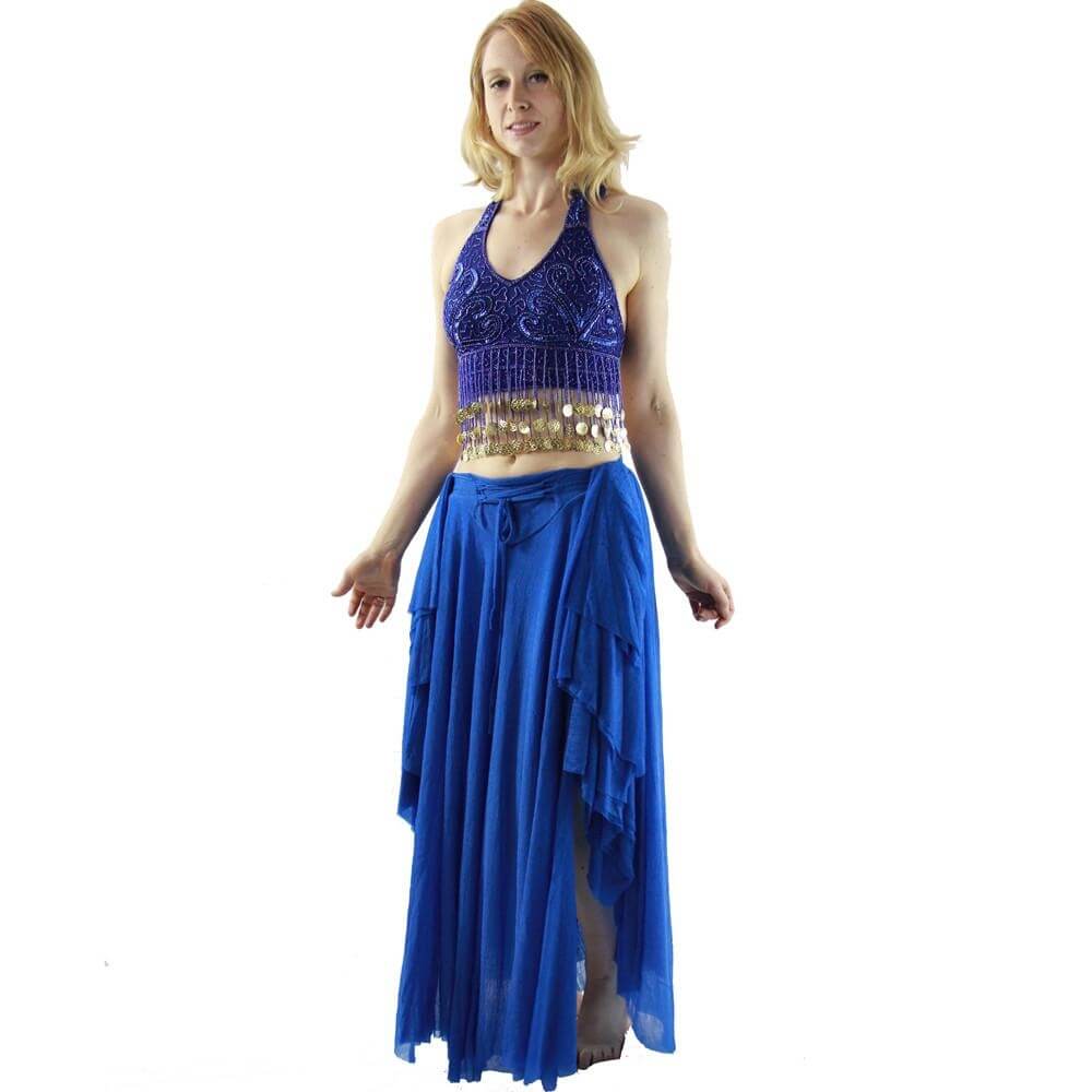 Coins 2-Piece Belly Dance Costume - Click Image to Close