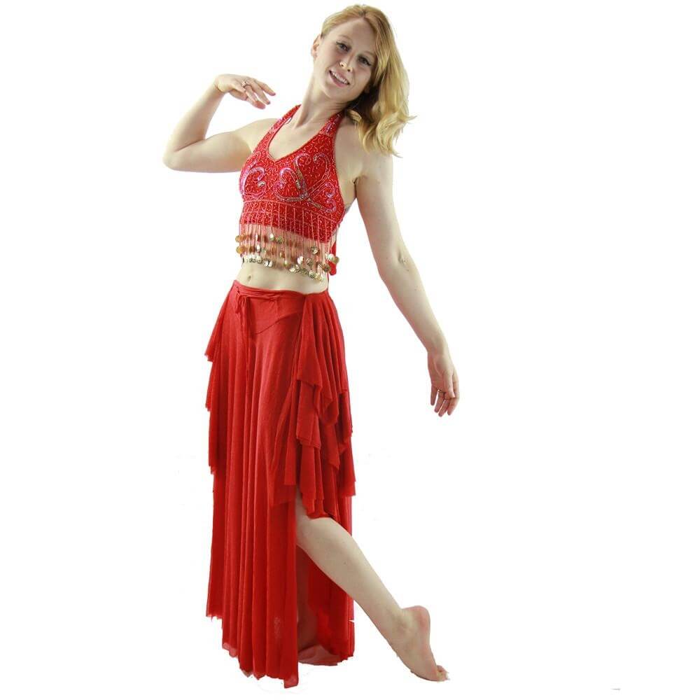 Coins 2-Piece Belly Dance Costume - Click Image to Close