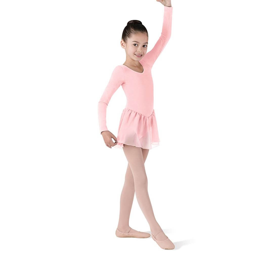 Bloch Child Long Sleeve Dressed Leotard - Click Image to Close