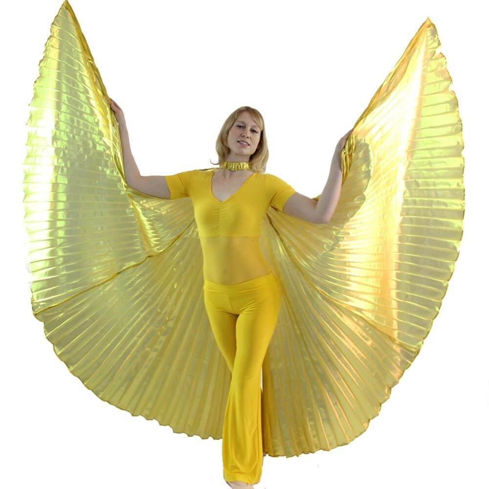Opening Gold Worship Angel Wing - Click Image to Close