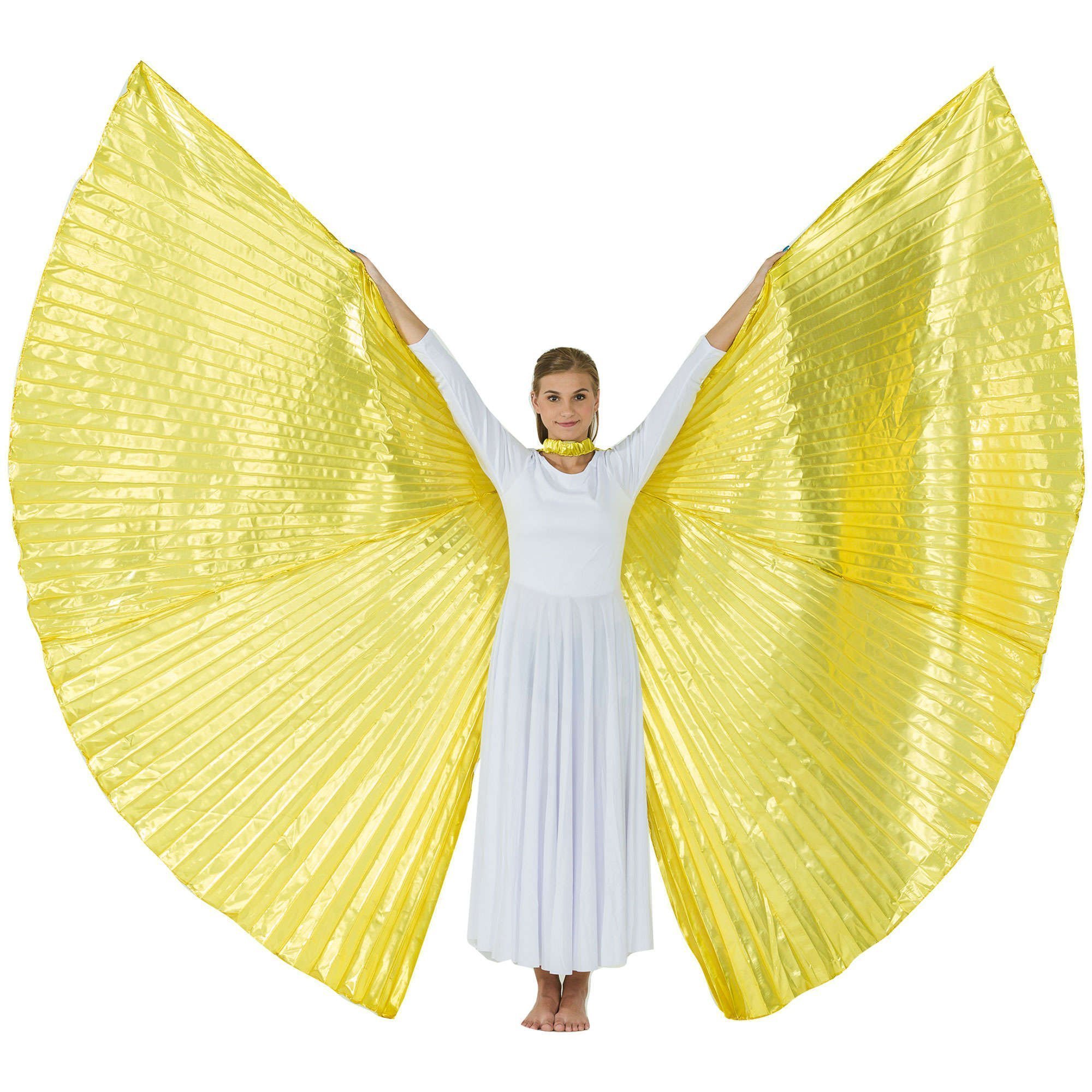 Opening Gold Worship Angel Wing - Click Image to Close