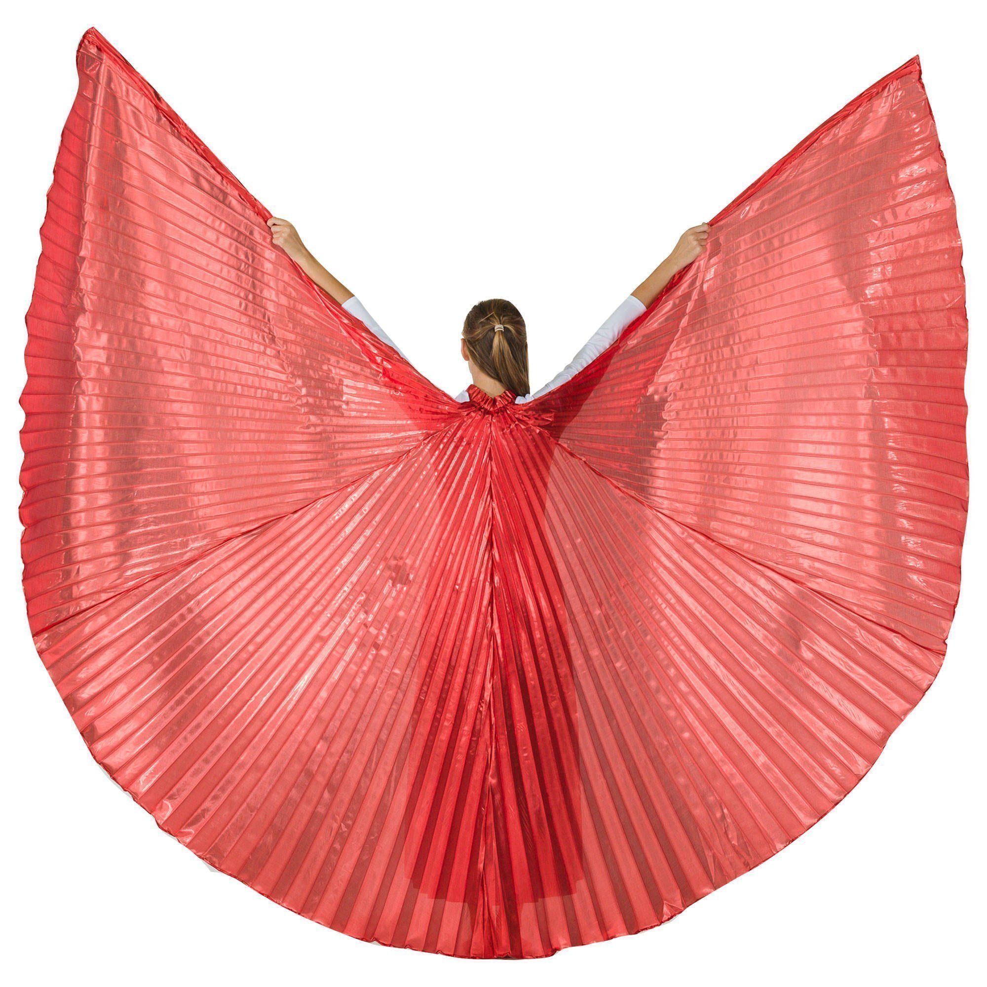 Solid Red Worship Angel Wing - Click Image to Close