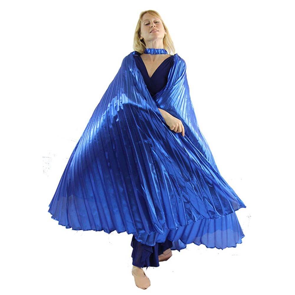 Solid Royal Blue Worship Angel Wing - Click Image to Close