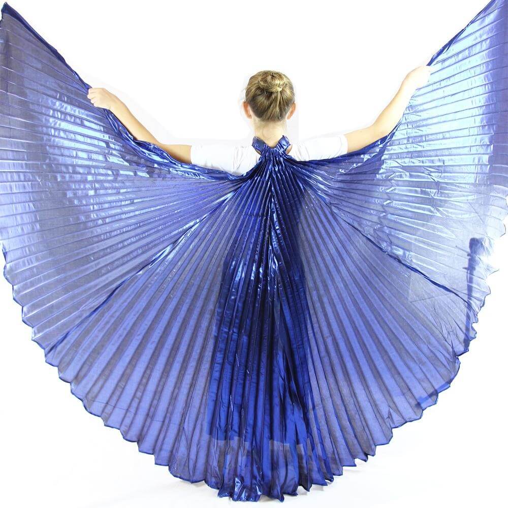 Solid Royal Blue Worship Angel Wing - Click Image to Close