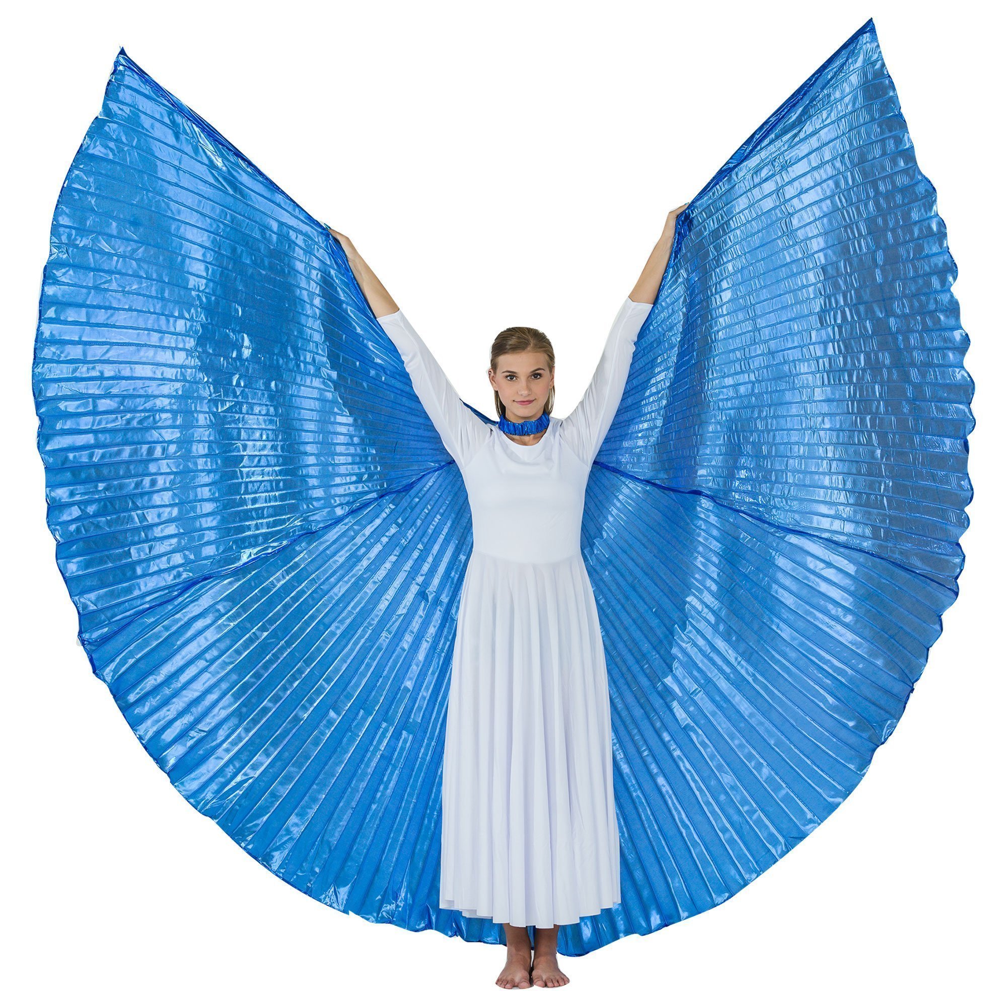 Solid Royal Blue Worship Angel Wing