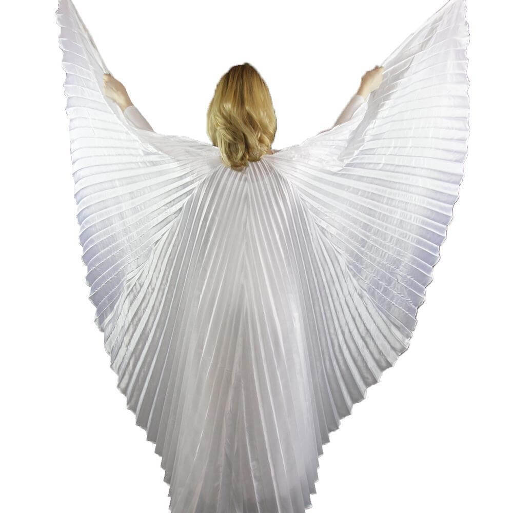 Solid White Worship Angel Wing