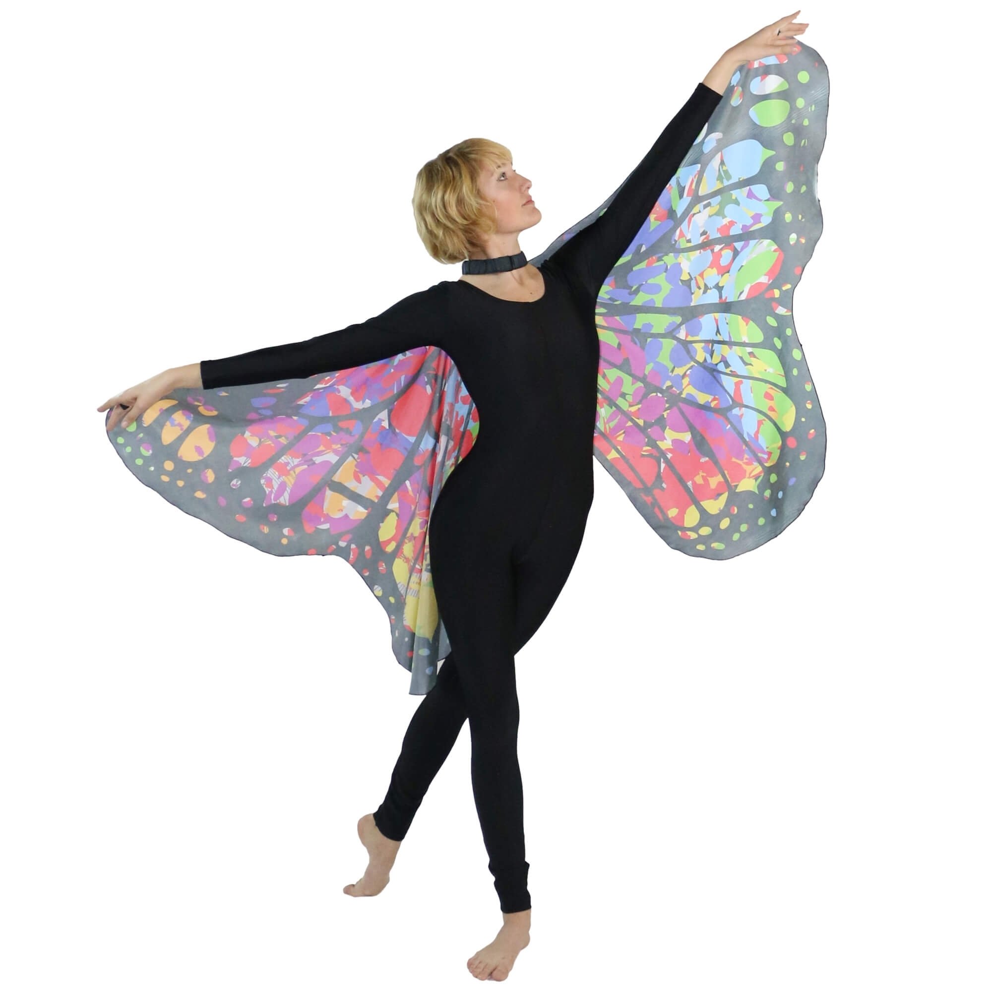 Danzcue Soft Colorful Butterfly Dance Wings - Click Image to Close