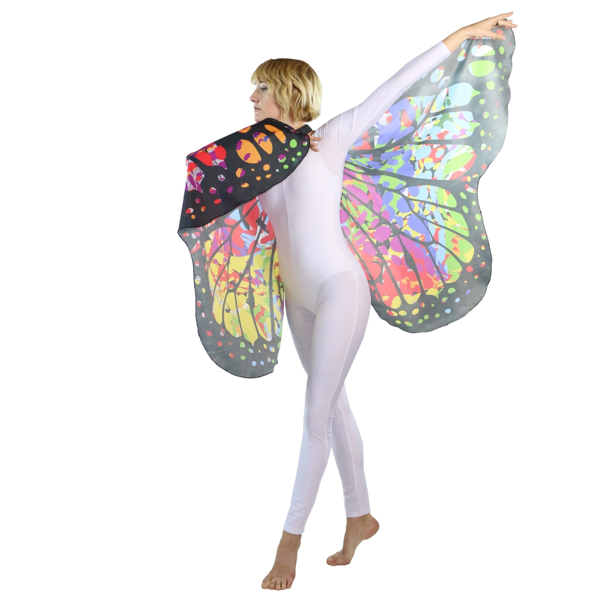 Danzcue Soft Colorful Butterfly Dance Wings - Click Image to Close