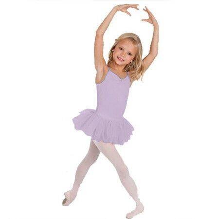 Body Wrappers Child Microfiber Camisole Tutu Leotard