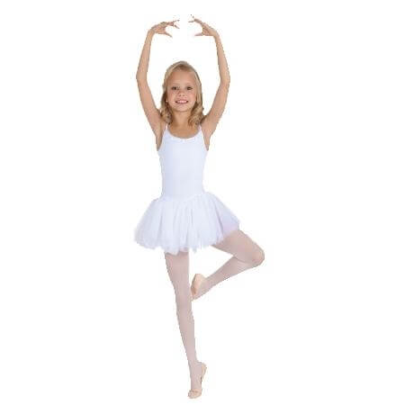 Body Wrappers Child Microfiber Camisole Tutu Leotard