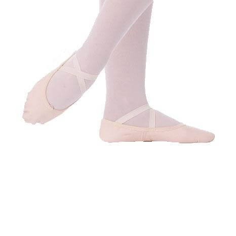 body wrappers maria total stretch low vamp canvas ballet slipper