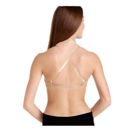Body Wrappers totalSTRETCH Women Padded Bra Deep Plunge - Click Image to Close