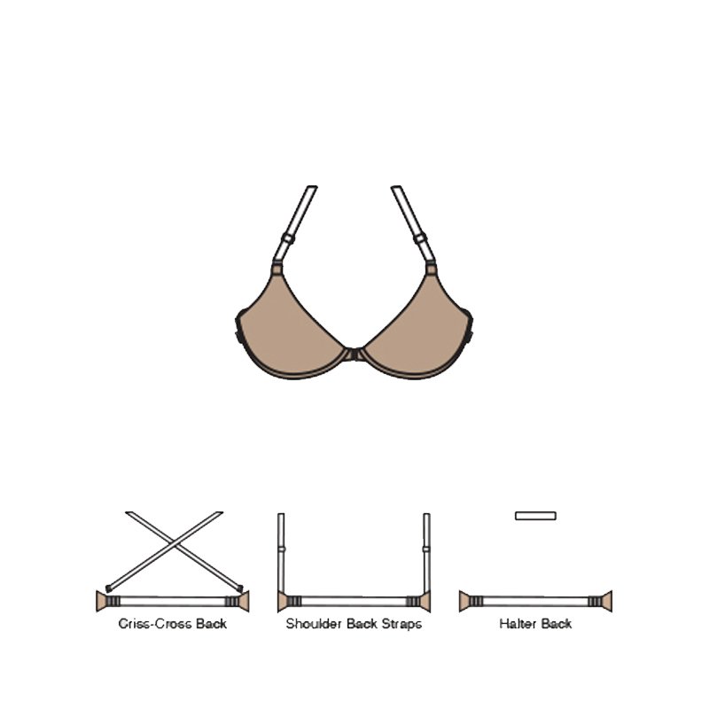 Body Wrappers totalSTRETCH Underwire Bra - Click Image to Close